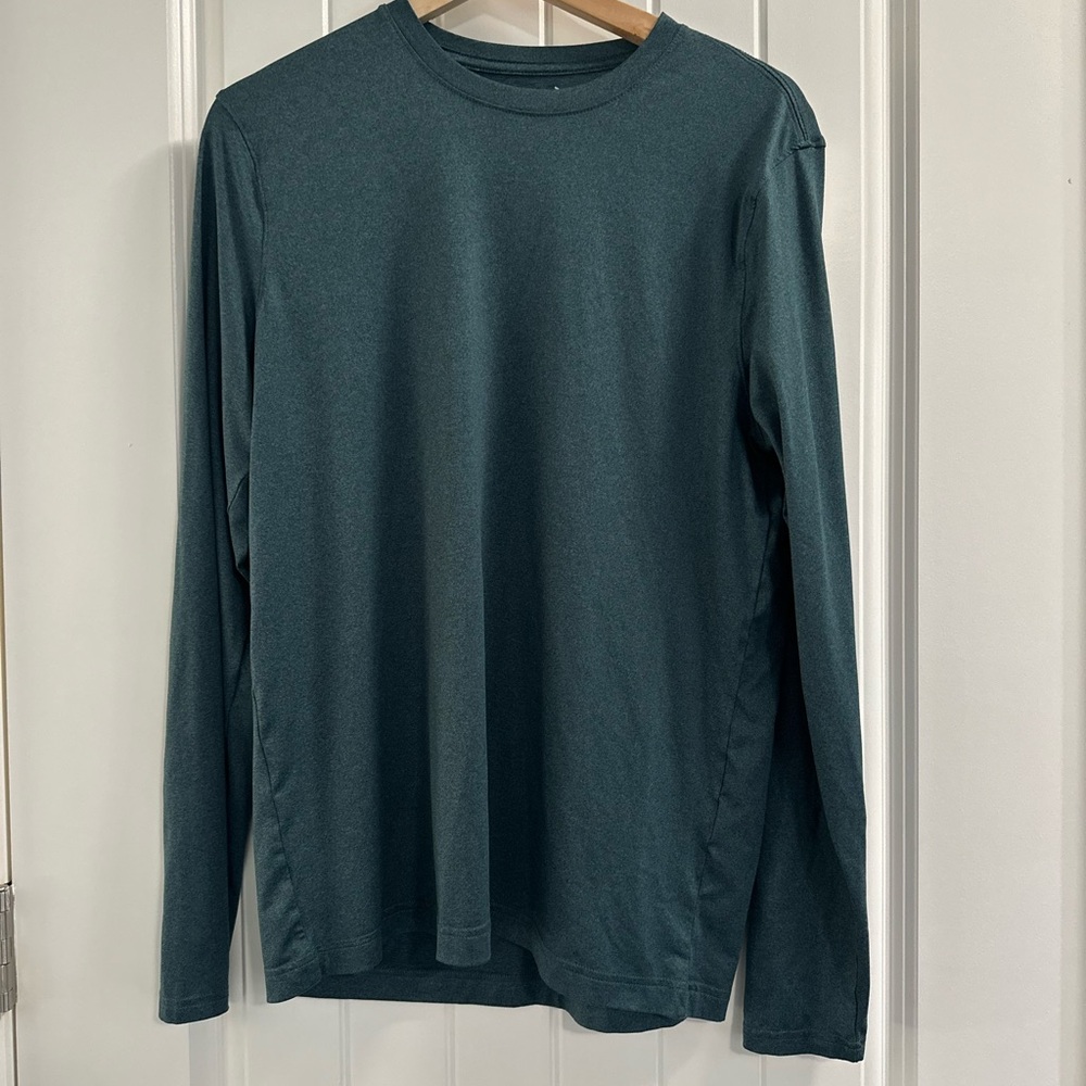 Old Navy Men's Deep Teal Long Sleeve Tee